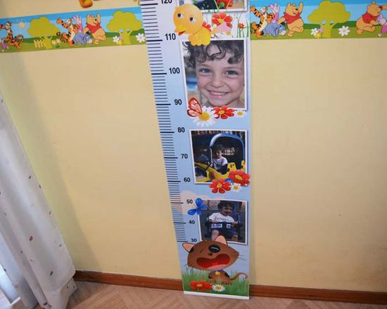 Metro personalizzato con quattro foto scelte da te