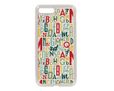 Cover in Silicone iPhone 7 Plus Vintage words