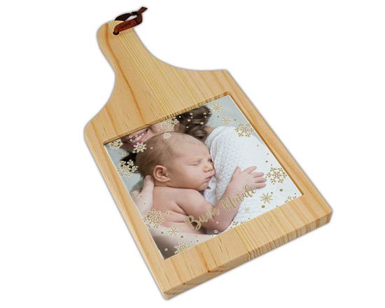 Il tagliere in legno da decorare con la tua foto