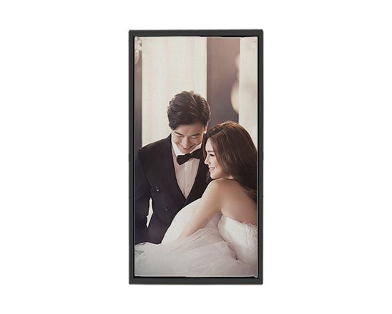 Tela con cornice americana verticale