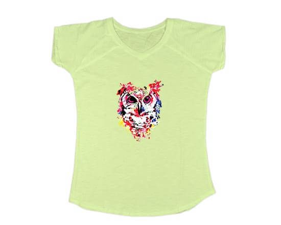 Guf colorato su t-shirt donna