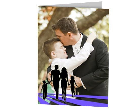 Crea card augurale per la festa del papà