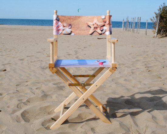 sedia personalizzata per il mare