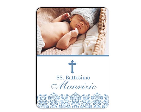 Decorazioni sacre su calamita rettangolare