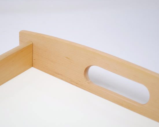 vassoio in legno grande dettaglio