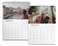 calendario a4 con grafica semplice multipagina
