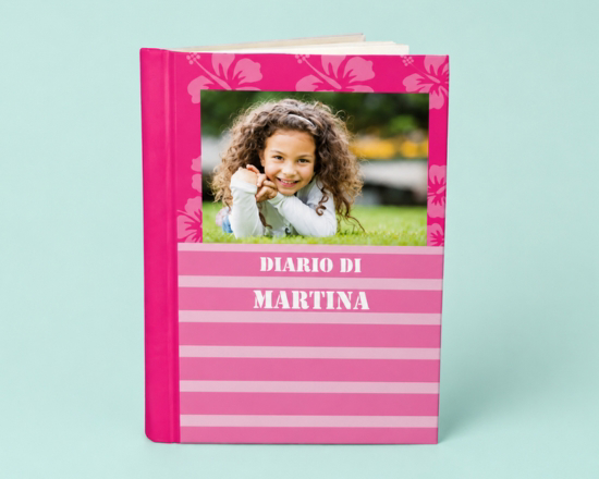 Il diario scolastico dallo stile rosa hawaiano