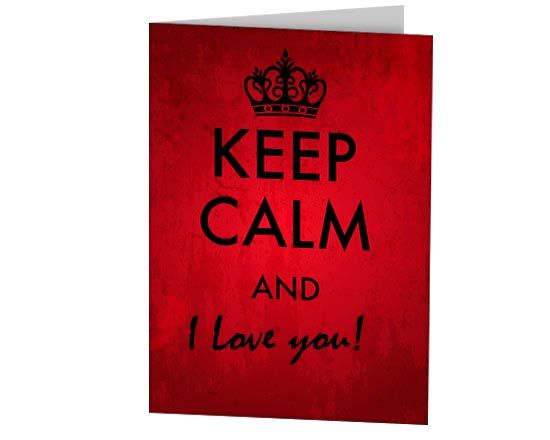 cards con scritta Keep Calm and