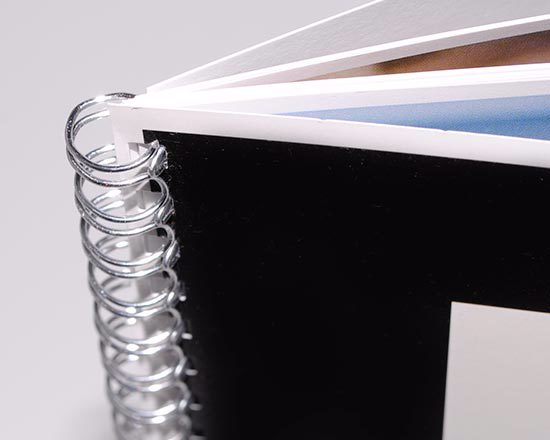 rilegatura spirale per il fotolibro con copertina morbida