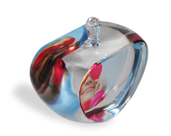 Cristallo Mela stampato con foto