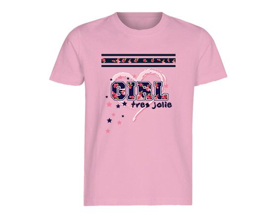 La graziosa t shirt con stampa floreale