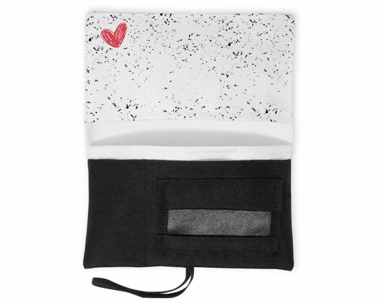 Portatabacco personalizzato con grafica interna a tema san valentino