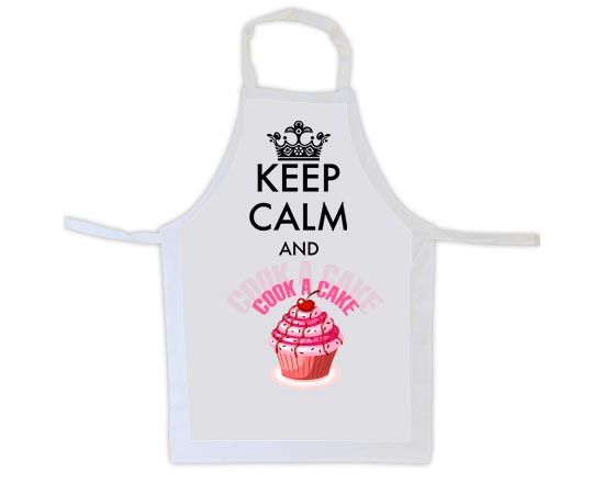 Grembiule stampa piena keep calm