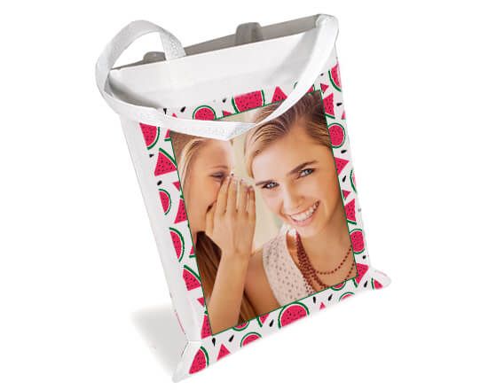 Borsa spesa con grafica con angurie