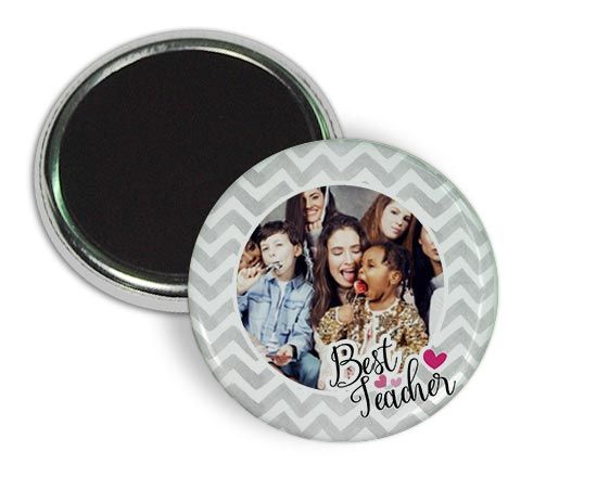 Magnete da frigo con grafica zig zag