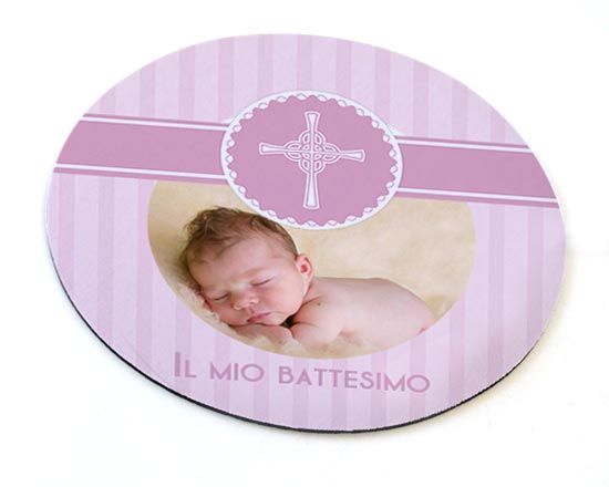 Mousepad tondo Baptism her