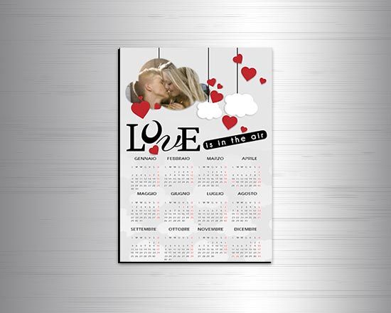 Calendario Magnetico A4 Lovely Cloud Fotoregali Com calendario magnetico
