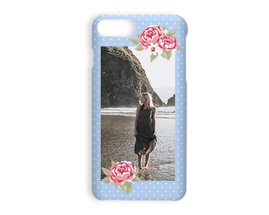 Stampa Cover iPhone 7 Plus 3D Shabby blue