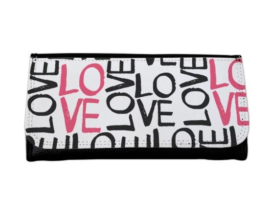 Portafoglio grande Love words