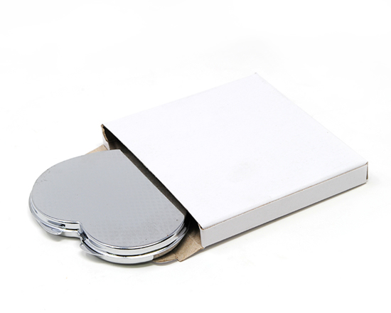 Specchietto spedito con scatolina bianca