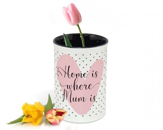 Portafiori personalizzato per la mamma