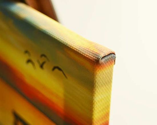 colori brillanti di stampa sulla tela light