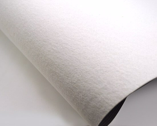 Base in feltro per lo zerbino medium personalizzato con grafica e logo