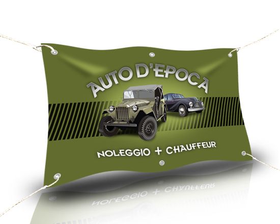 banner personalizzato per promuovere attività