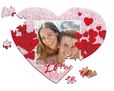 Puzzle cuore A4 Storm of hearts