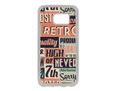 Cover Galaxy S7 in Silicone Vintage words