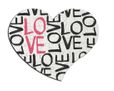 Forma a cuore per il tuo puzzle con scritte