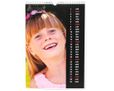 calendario multipagina con fascia nel colore nero