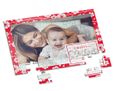 Foto puzzle con grafica con fiori