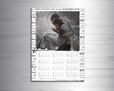 Calendario magnetico A3 Scritte Love
