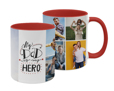 Tazza panoramica Dad is my hero