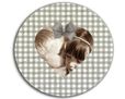 Puzzle di legno rotondo Shabby chic