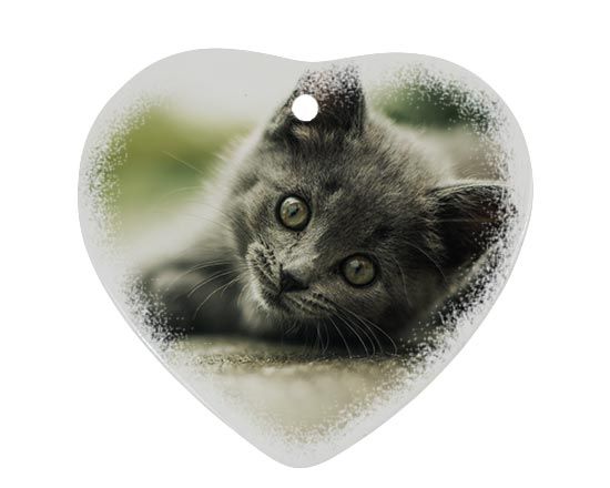 cuore per albero di natale