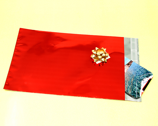 Confezione regalo per l'etichette valigia personalizzata con foto in legno