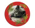 Crea puzzle rotondo Bacche natalizie