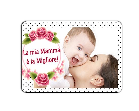 Grafica con rose per la calamita