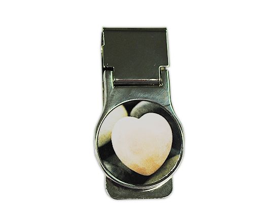 fermasoldi con clip tonda personalizzata