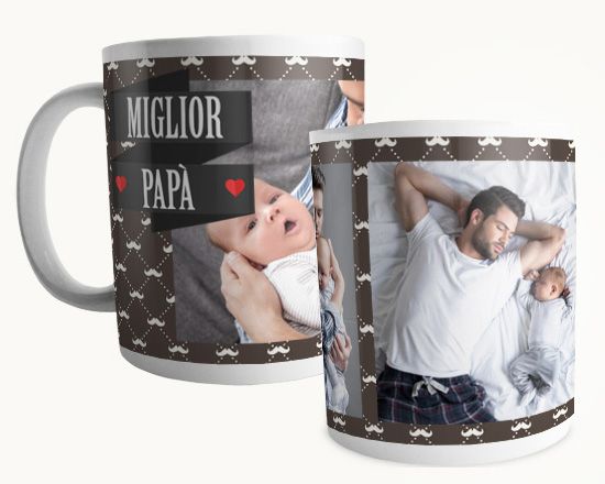 Tazza panoramica festa del papà