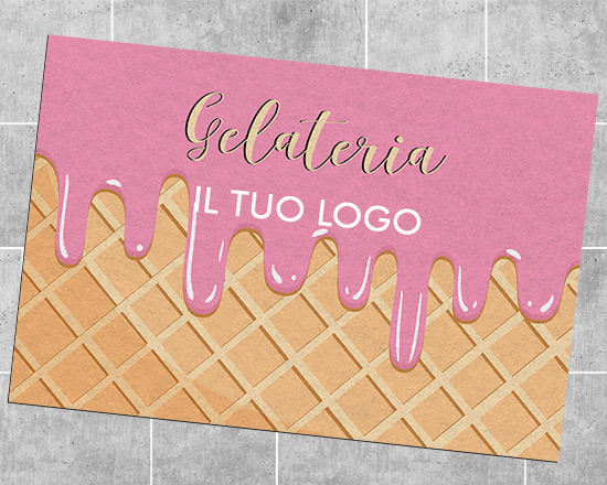 Zerbino promozionale Medium Gelateria