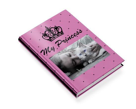 Copertina rosa per diario per animali