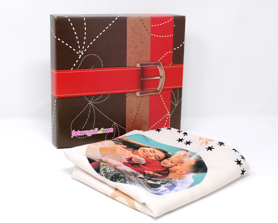 runner personalizzato con scatola regalo