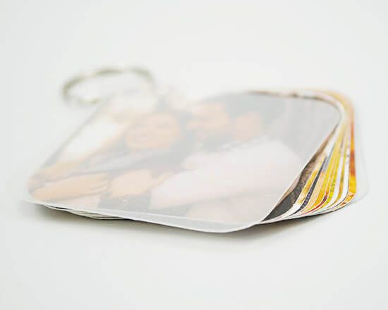 Portachiavi fotolibro sottile, da poter tenere facilmente in tasca