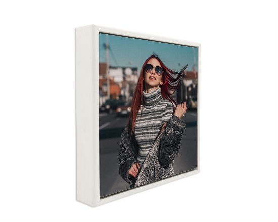 Tela Americana Quadrata con foto ragazza