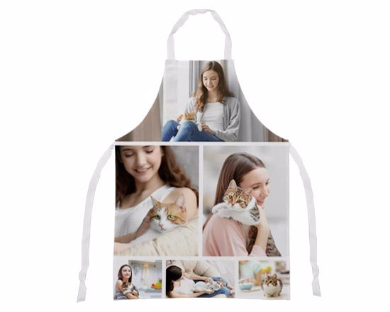 Grembiule con foto con collage di immagini