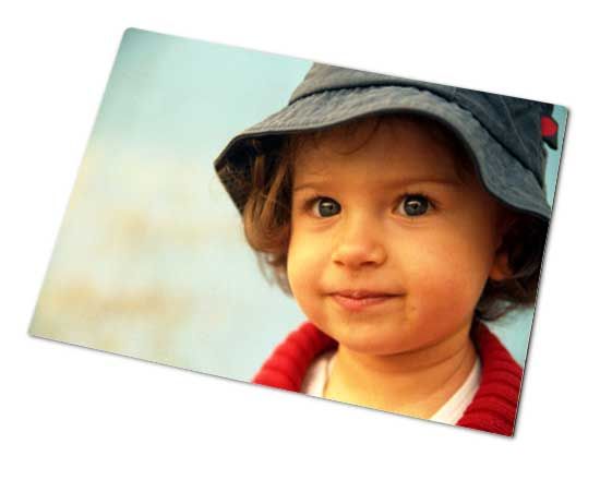 Magnete gigante personalizzato con foto di bambino