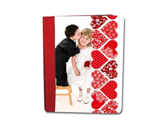 Custodia iPad con grafica a cuori